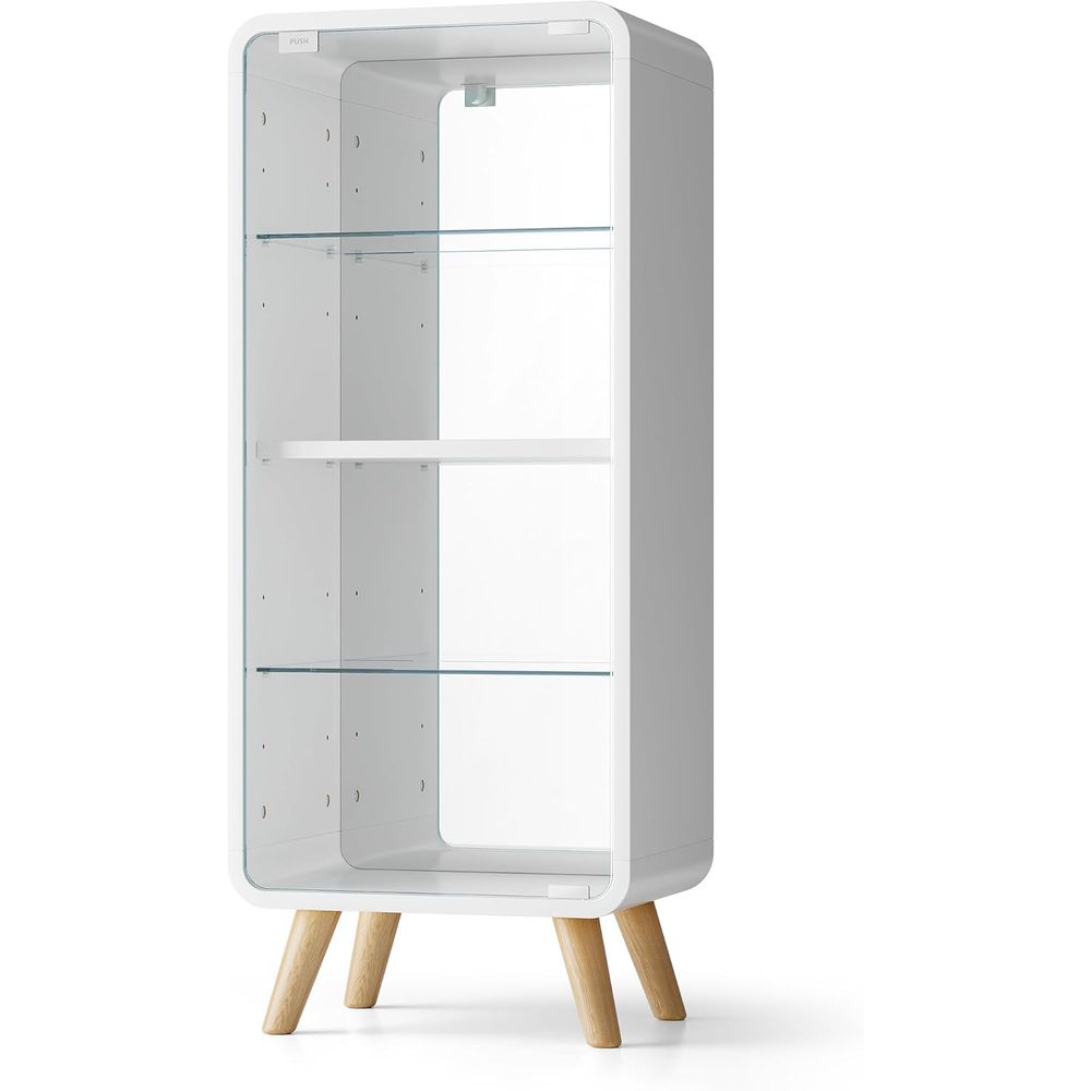 Glass Cabinet Display - خزانة عرض زجاجية قابلة للتعديل بأربعة