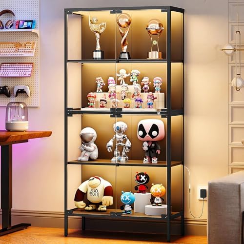 Glass Cabinet Display - خزانة عرض زجاجية 65 بوصة مع