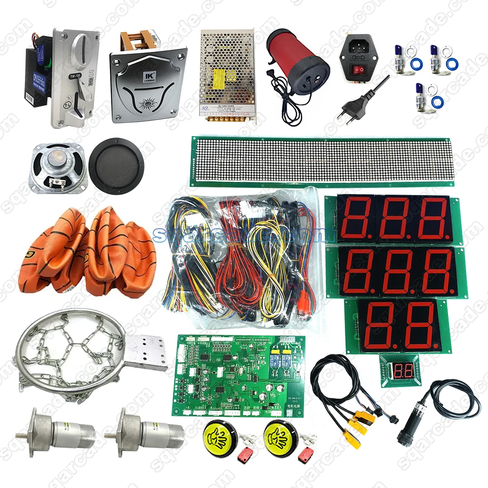 Lcd Screen Arcade - آلة ألعاب كرة السلة للبالغين تعمل