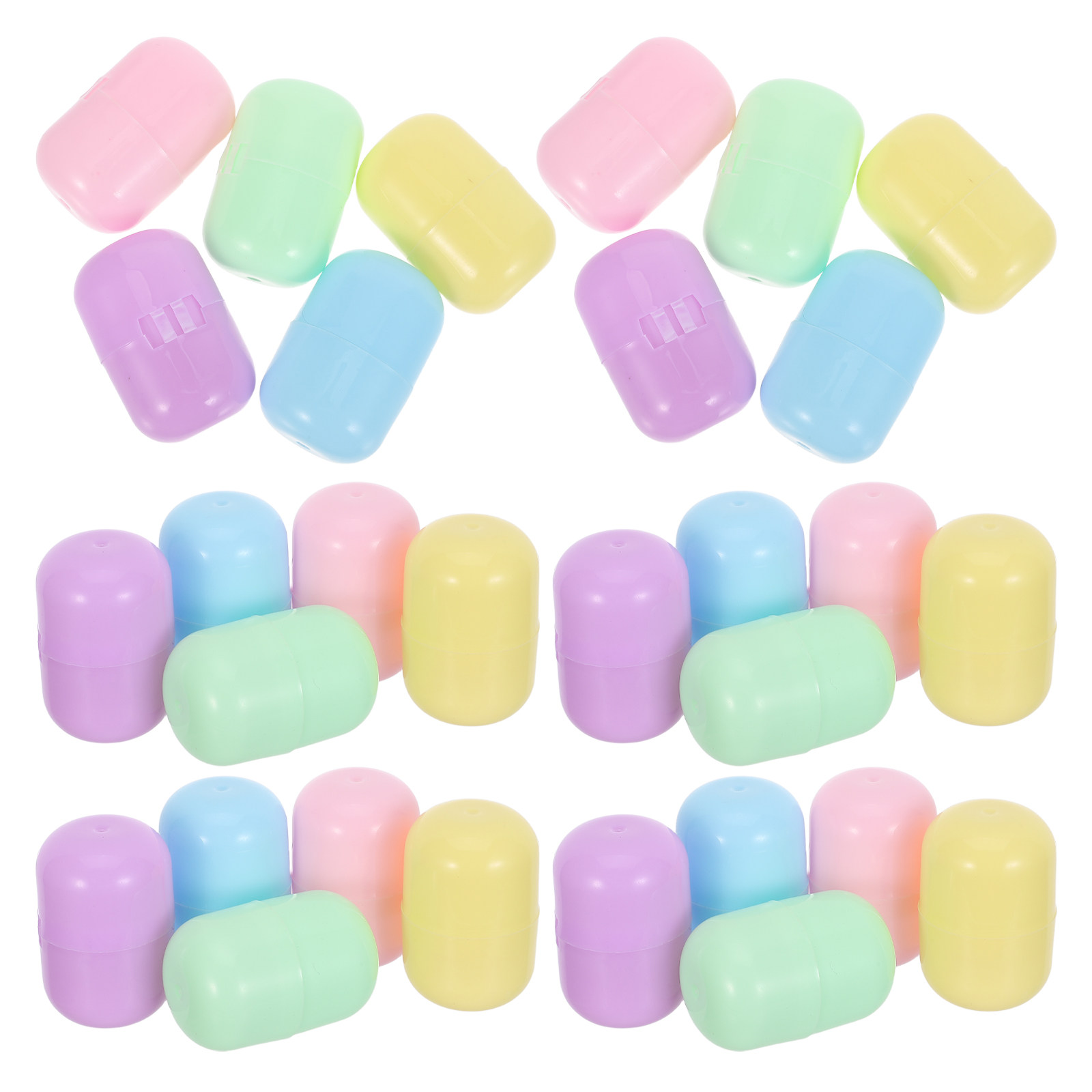 50 قطعة كرات كبسولة ملتوية لما - مراجعة Prize Capsule Toy Machine وسعره