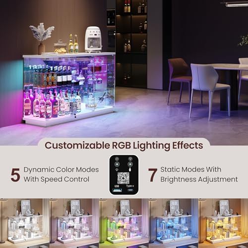 خزانة عرض زجاجية RGB مع قفل لل - مراجعة Glass Cabinet Display وسعره