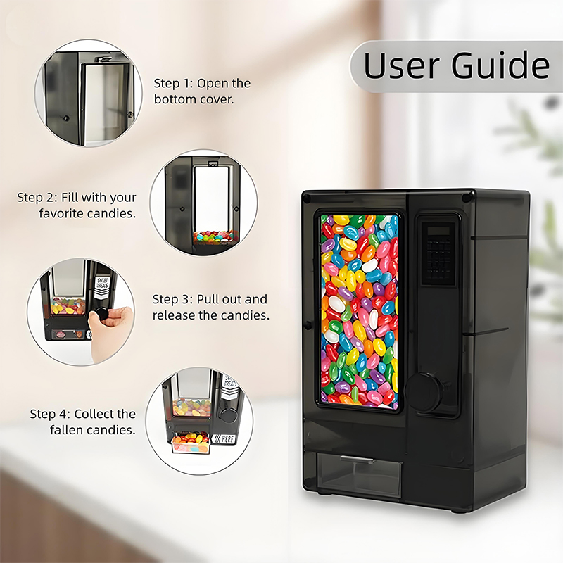 آلة بيع الحلوى اللطيفة لآلة ال - مراجعة Candy Vending Machine وسعره