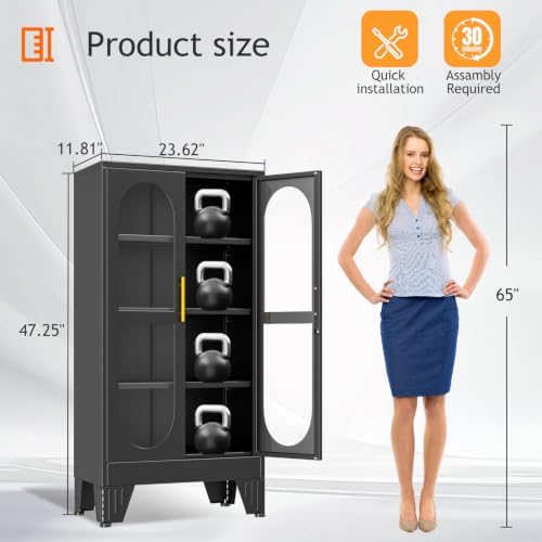خزانة عرض بقفل زجاجي مقاس 47 ب - مراجعة Glass Cabinet Display وسعره