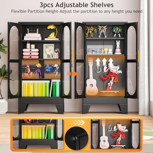 خزانة عرض بقفل زجاجي مقاس 47 ب - مراجعة Glass Cabinet Display وسعره