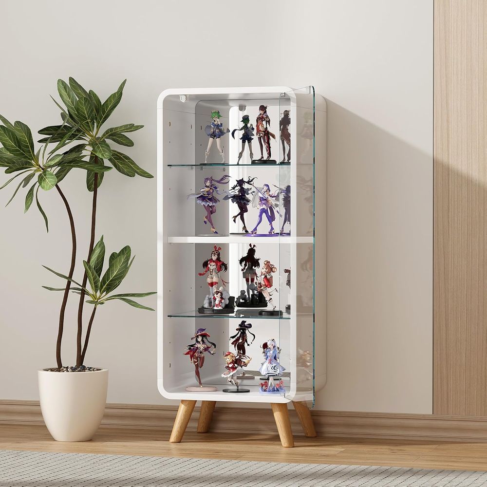 خزانة عرض زجاجية قابلة للتعديل - مراجعة Glass Cabinet Display وسعره