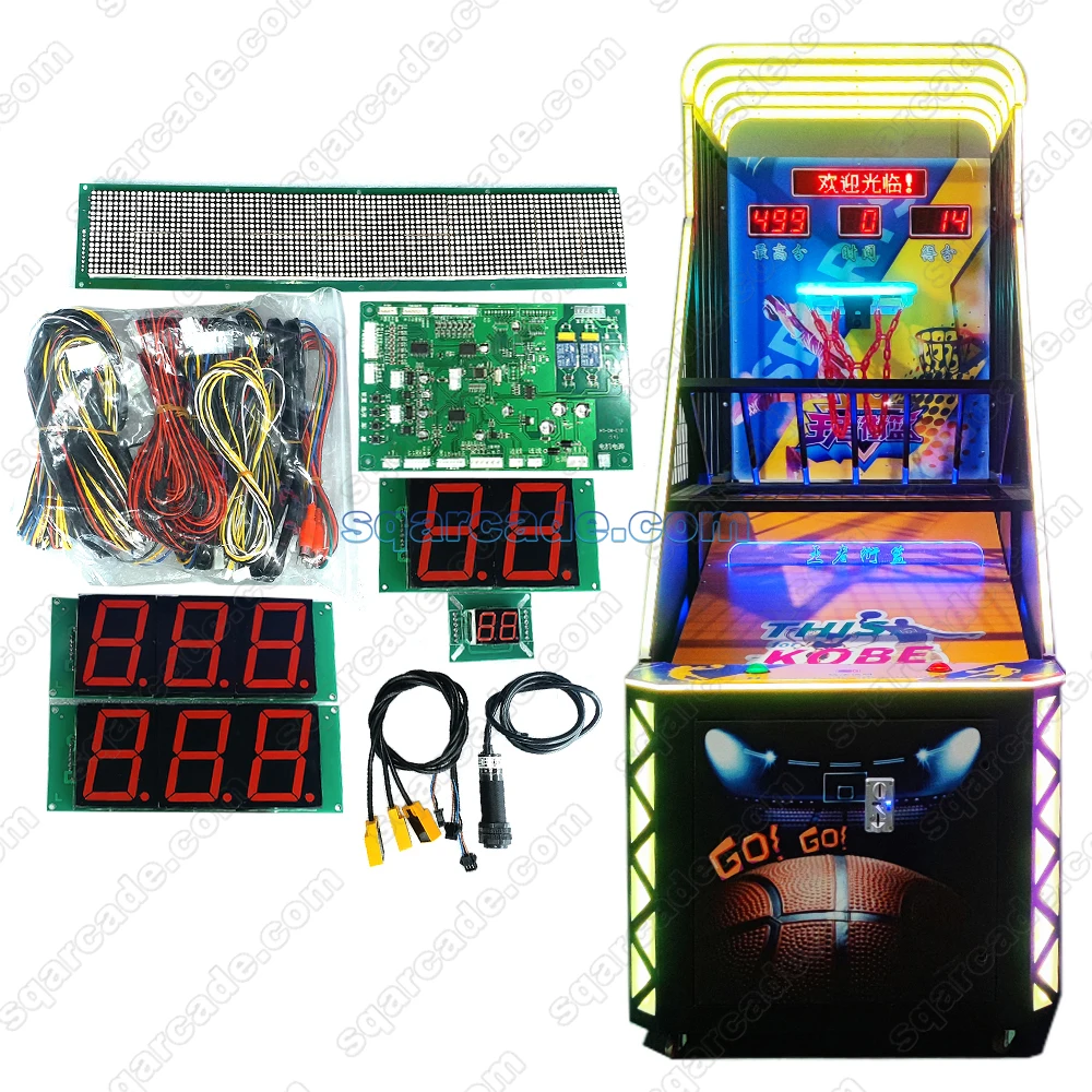 آلة ألعاب كرة السلة للبالغين ت - مراجعة Lcd Screen Arcade وسعره