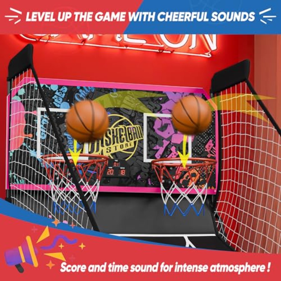 لعبة كرة السلة الإلكترونية الق - مراجعة Arcade Games & Vending Llc Photos وسعره