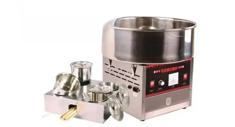 آلة صنع حلوى القطن الأوتوماتيك - مراجعة Candy Floss Machine وسعره