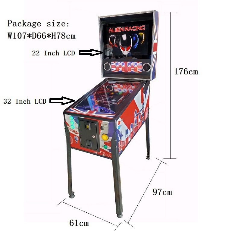 ماكينة باشينكو افتراضية بثلاث  - مراجعة Lcd Screen Arcade وسعره