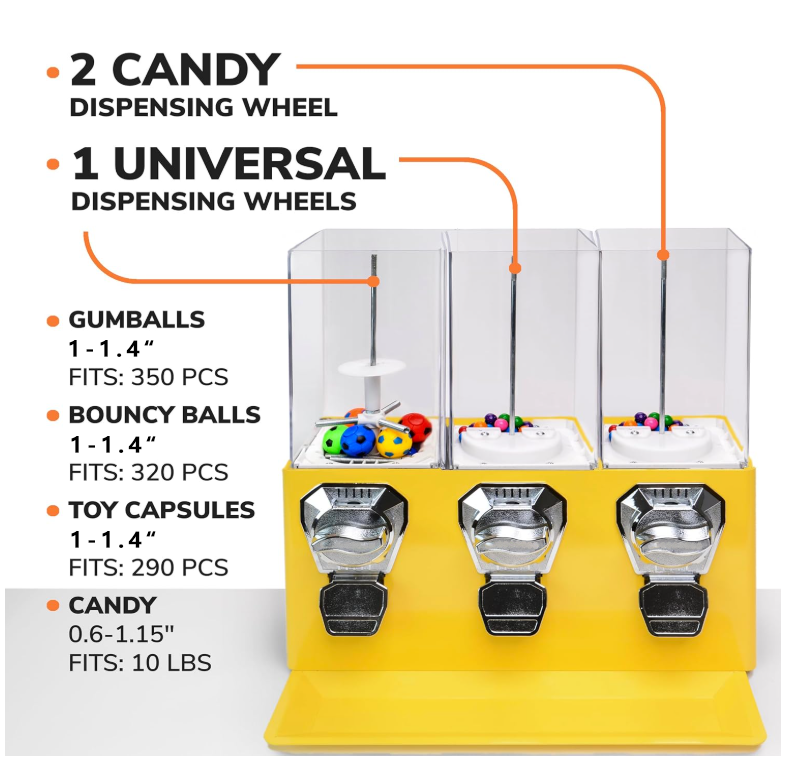 ماكينة بيع الحلوى ثلاثية الوظا - مراجعة Candy Vending Machine وسعره